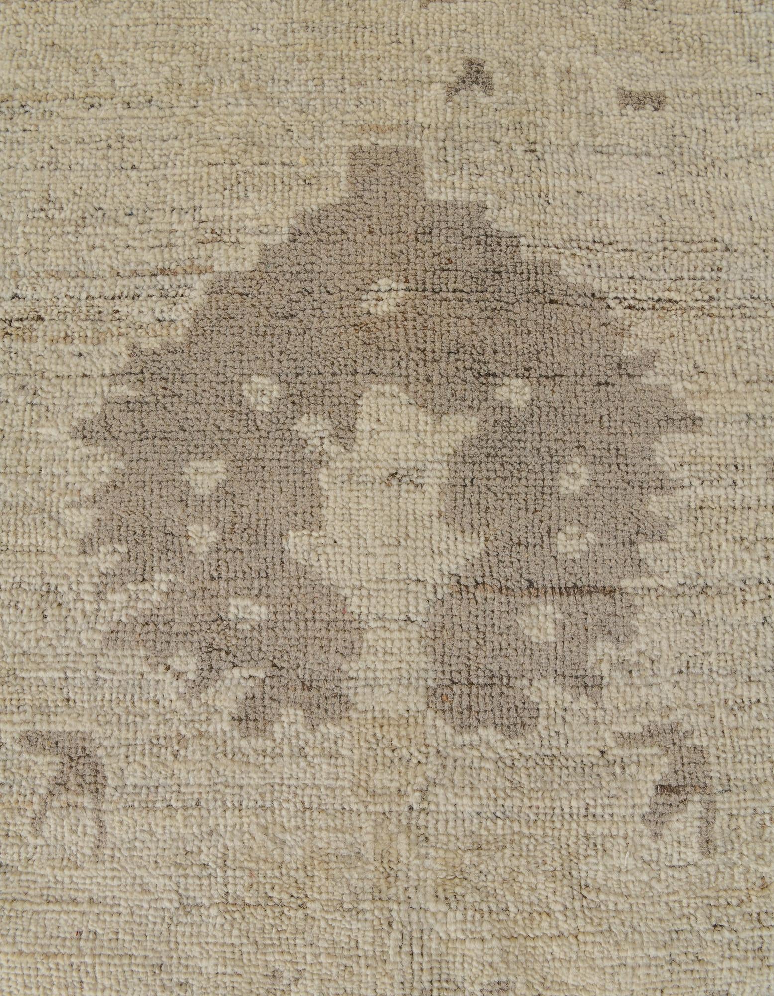 8' 4 x 10' 2 Hand Knotted Oushak Wool Rug