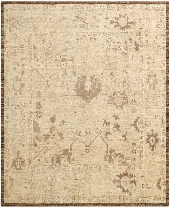 8' 4 x 10' 2 Hand Knotted Oushak Wool Rug