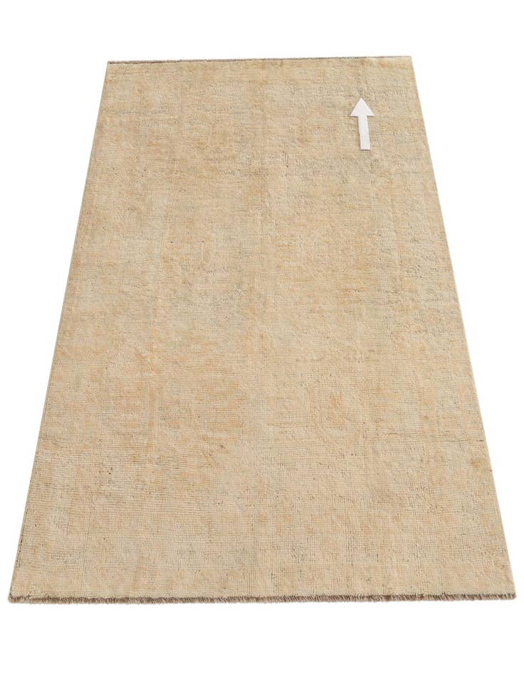 Detail image of 3' 10 x 6' 2  Hand Knotted Oushak Wool Rug