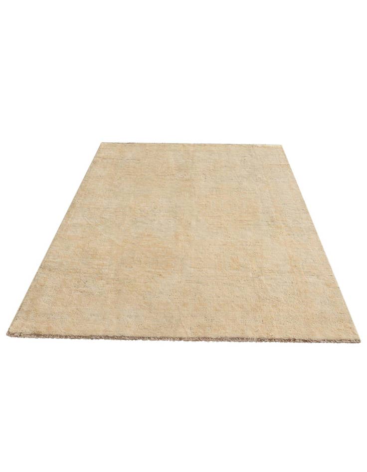 Detail image of 3' 10 x 6' 2 Hand Knotted Oushak Wool Rug