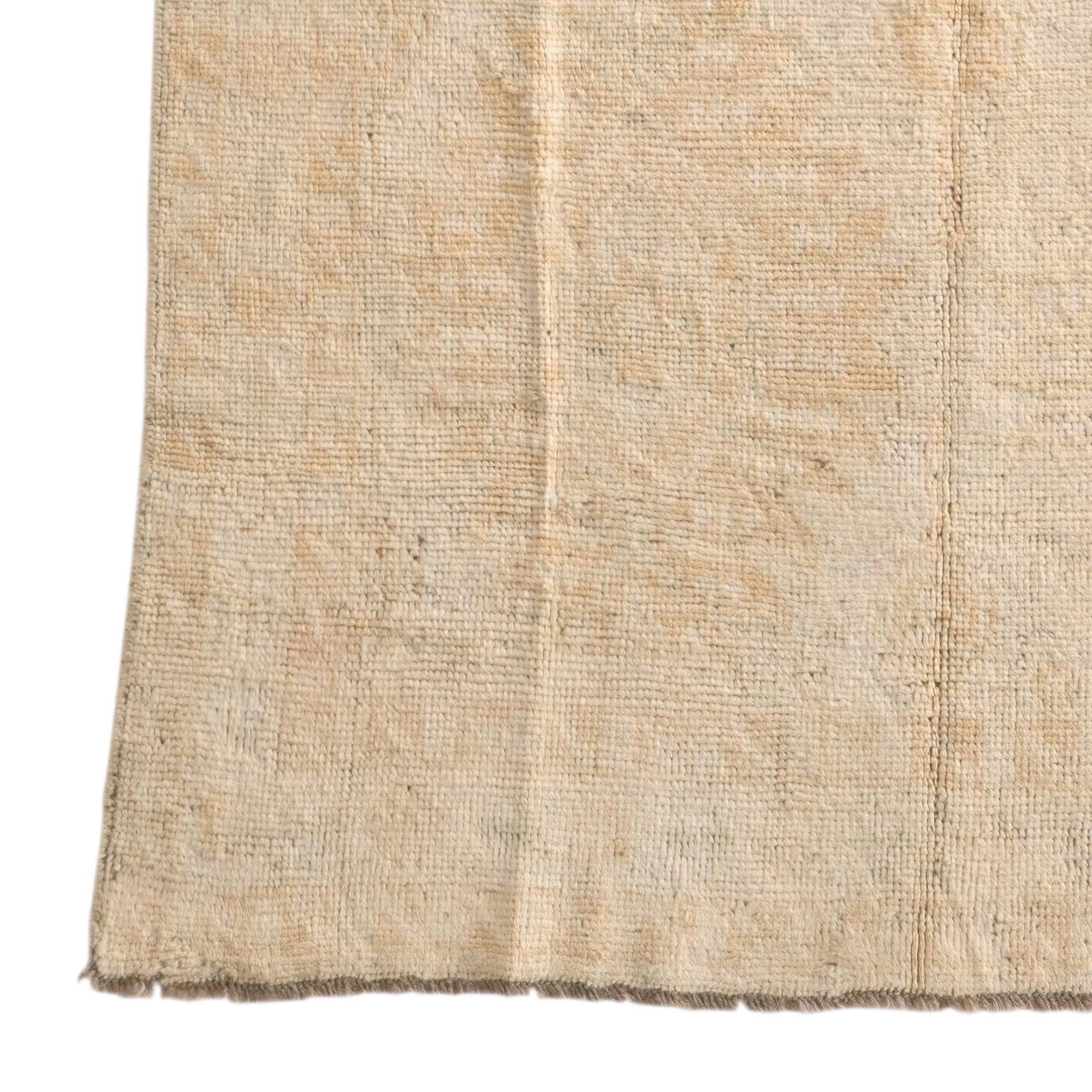 3' 10 x 6' 2 Hand Knotted Oushak Wool Rug