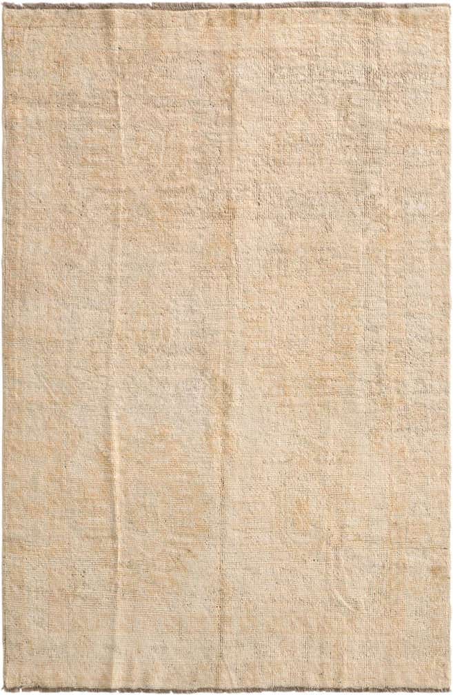 3' 10 x 6' 2 Hand Knotted Oushak Wool Rug