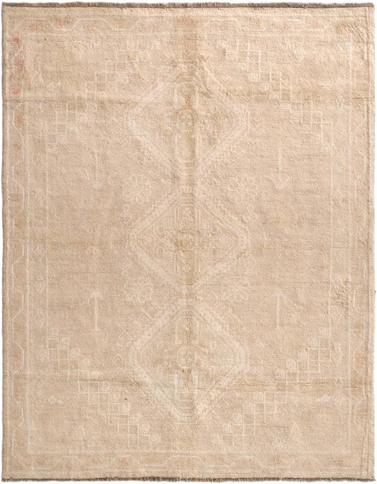 Detail image of 5' x 6' 9 Hand Knotted Oushak Wool Rug