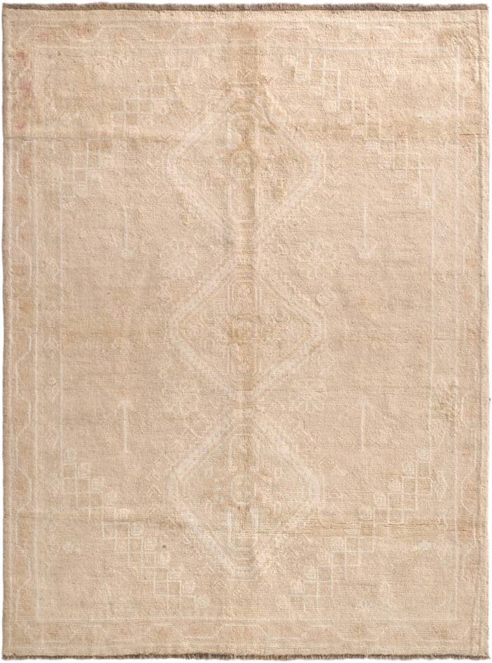 Detail image of 5' x 6' 9 Hand Knotted Oushak Wool Rug
