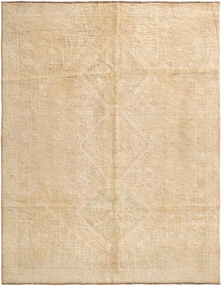 Detail image of 5' 6 x 8' 3 Hand Knotted Oushak Wool Rug