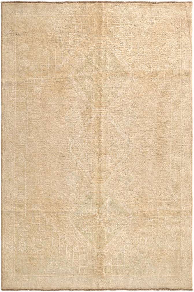 5' 6 x 8' 3 Hand Knotted Oushak Wool Rug
