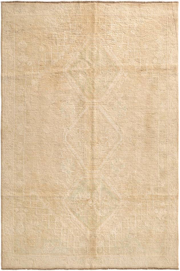 Detail image of 5' 6 x 8' 3 Hand Knotted Oushak Wool Rug
