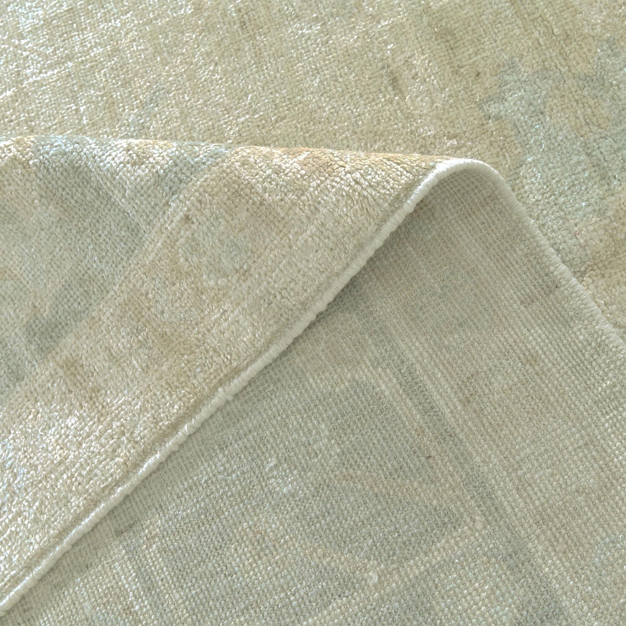 9' 4 x 11' 9 Hand Knotted Oushak Wool Rug