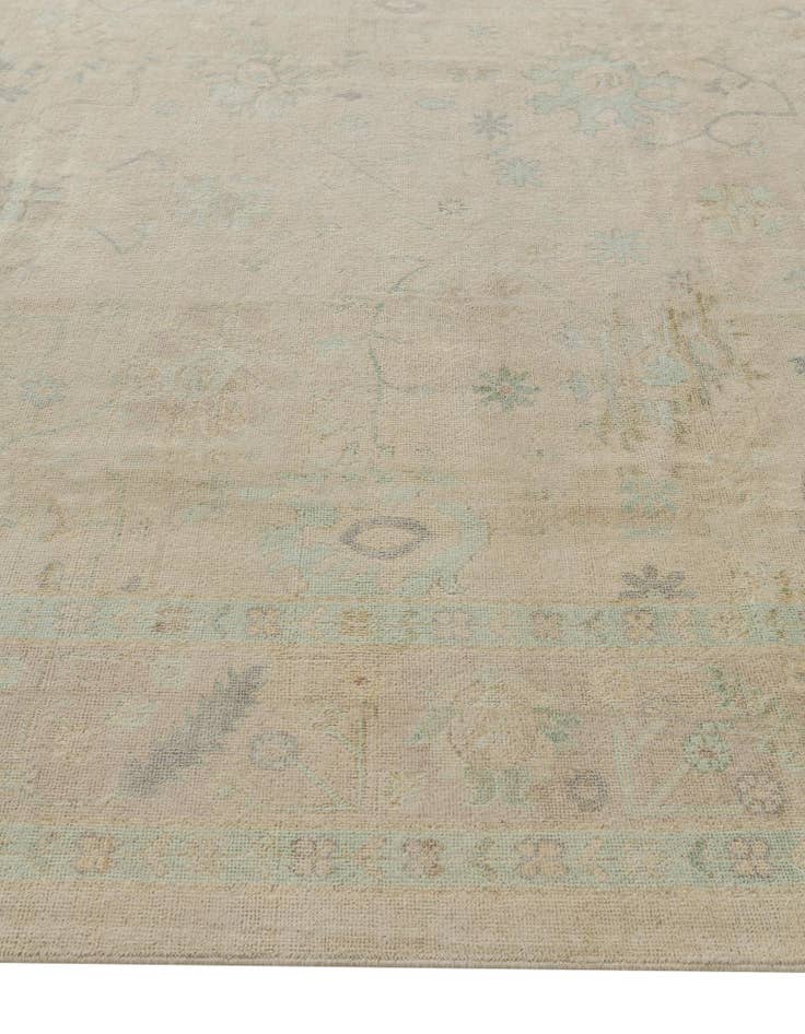 Detail image of 8' 4 x 9' 7 Hand Knotted Oushak Wool Rug