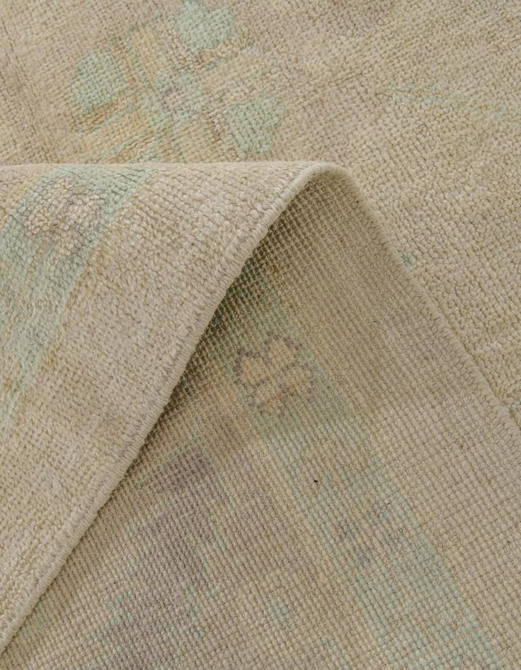 Detail image of 8' 4 x 9' 7 Hand Knotted Oushak Wool Rug