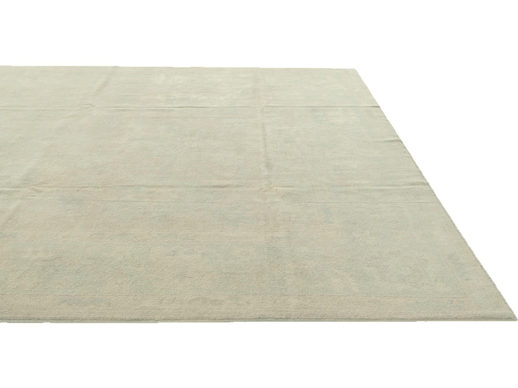 10' 3 x 14' Hand Knotted Oushak Wool Rug