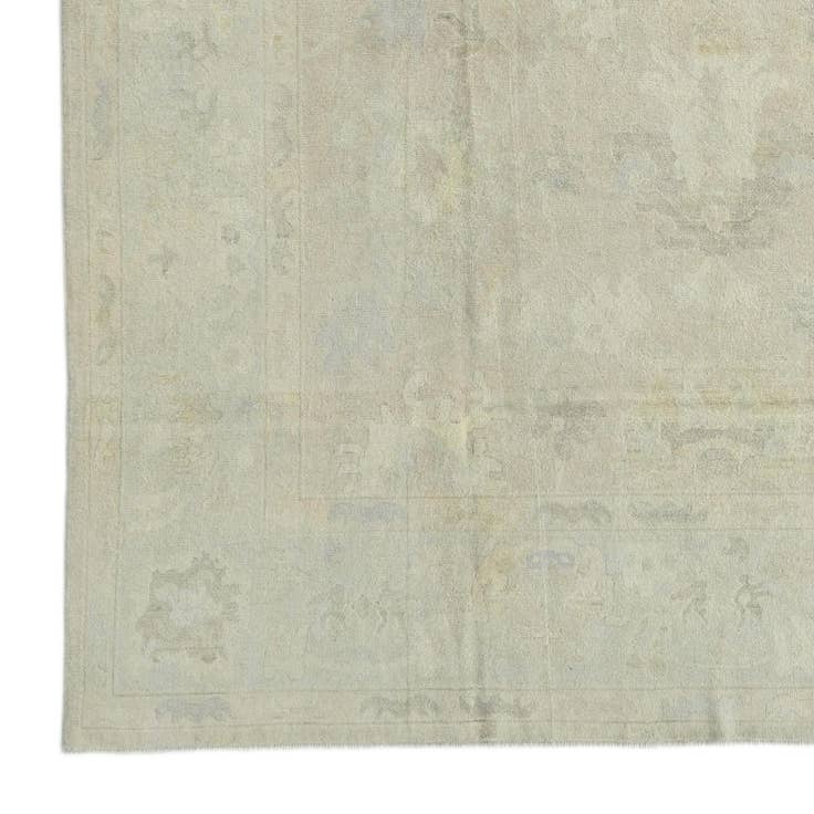 Detail image of 10' 3 x 14' Hand Knotted Oushak Wool Rug
