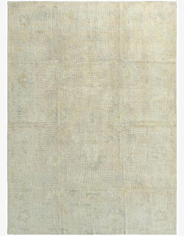 10' 3 x 14' Hand Knotted Oushak Wool Rug