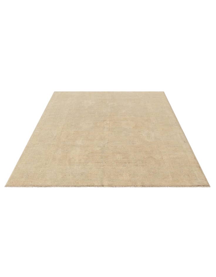 Detail image of 5' 1 x 7' 11 Hand Knotted Oushak Wool Rug