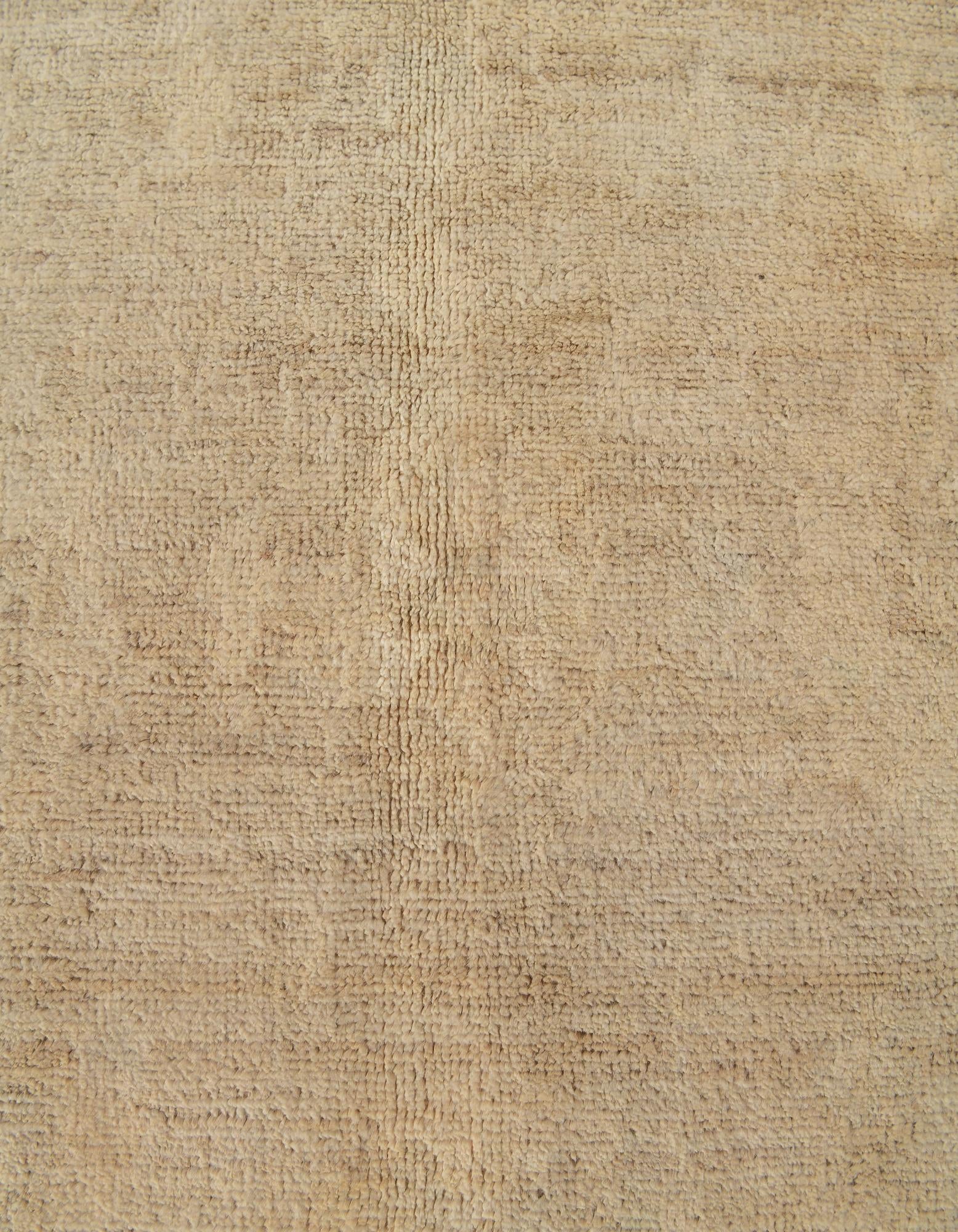 5' 1 x 7' 11 Hand Knotted Oushak Wool Rug