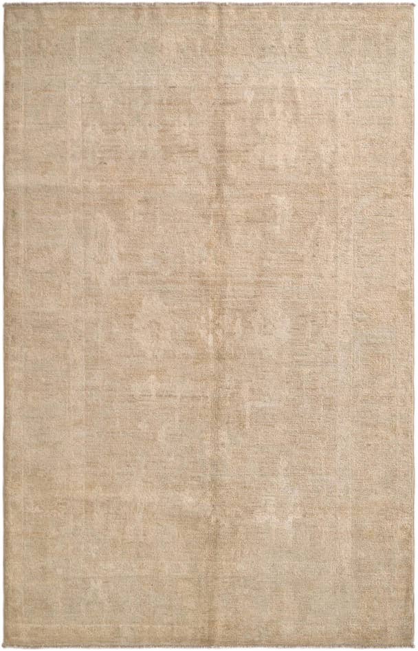 Detail image of 5' 1 x 7' 11 Hand Knotted Oushak Wool Rug