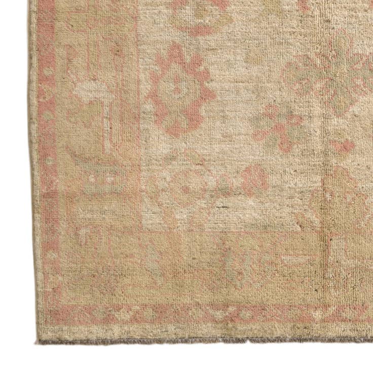Detail image of 5' 2 x 6' 5 Hand Knotted Oushak Wool Rug