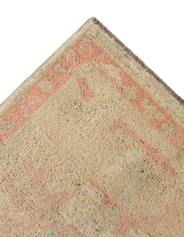 Detail image of 5' 2 x 6' 5 Hand Knotted Oushak Wool Rug