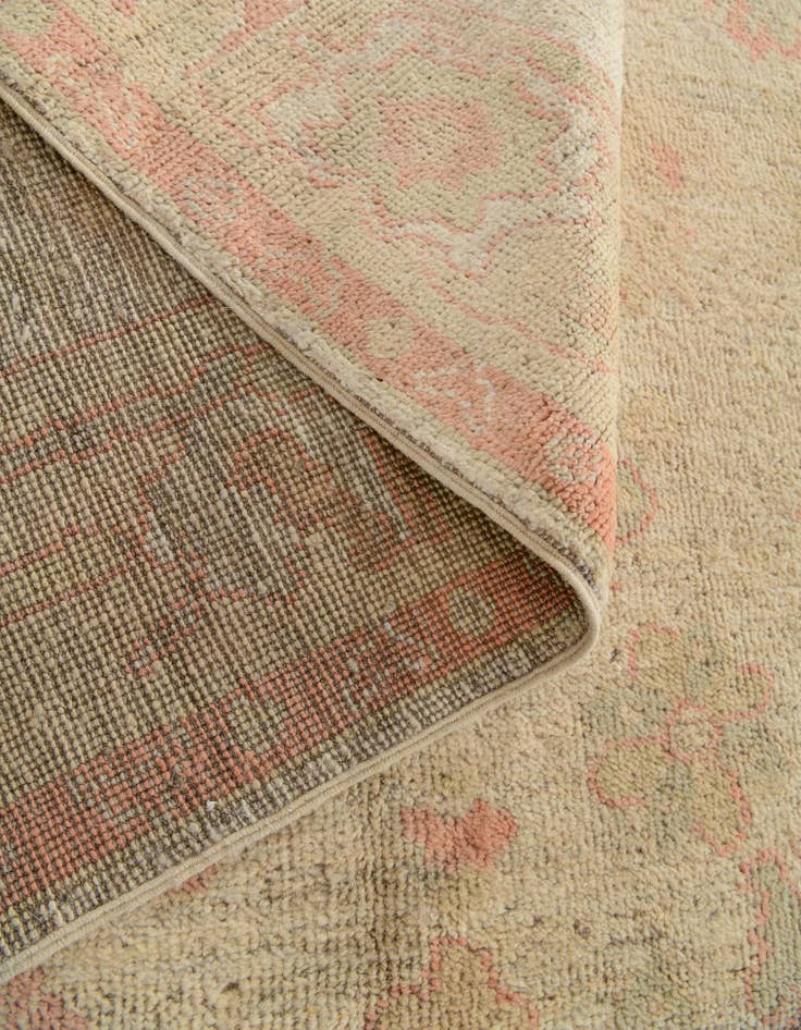 Detail image of 5' 2 x 6' 5  Hand Knotted Oushak Wool Rug