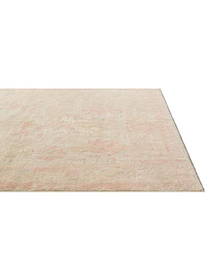 5' 1 x 6' 9 Hand Knotted Oushak Wool Rug