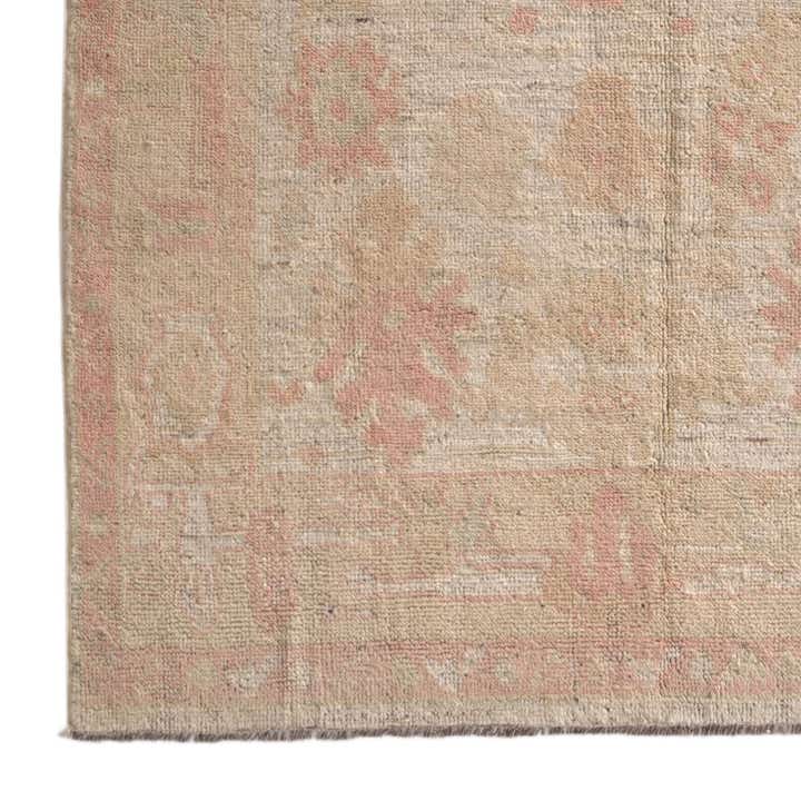 5' 1 x 6' 9 Hand Knotted Oushak Wool Rug