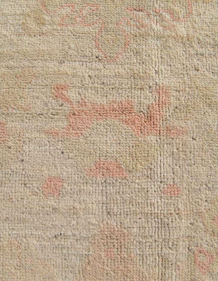 5' 1 x 6' 9 Hand Knotted Oushak Wool Rug
