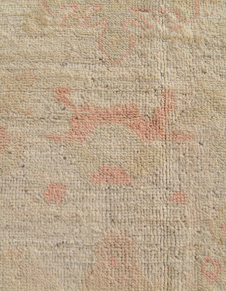 Detail image of 5' 1 x 6' 9 Hand Knotted Oushak Wool Rug