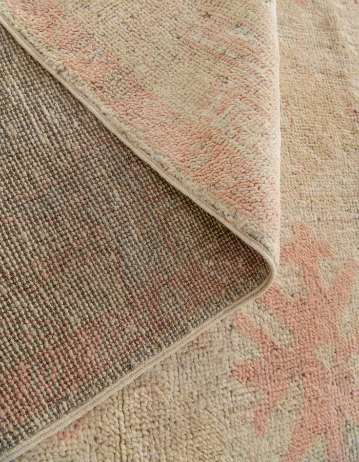 Detail image of 5' 1 x 6' 9  Hand Knotted Oushak Wool Rug
