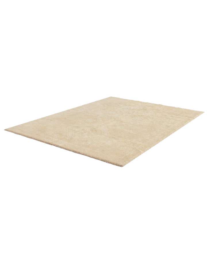 5' 1 x 6' 9 Hand Knotted Oushak Wool Rug