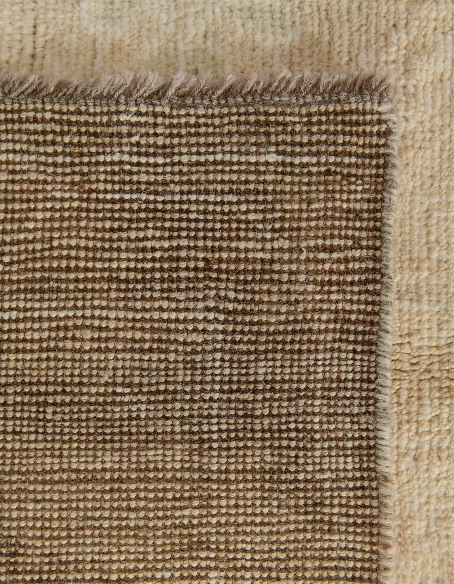 Detail image 12 of 14: 5' 1 x 6' 9 Hand Knotted Oushak Wool Rug
