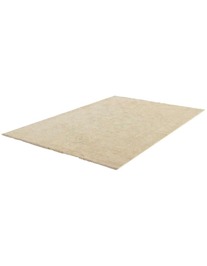 4' 2 x 6' 5 Hand Knotted Oushak Wool Rug