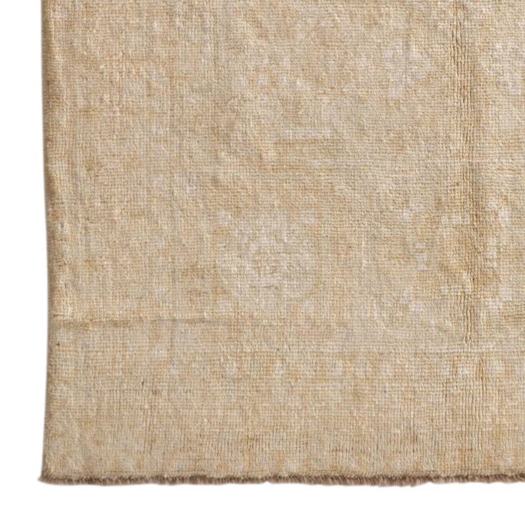 Detail image of 4' 2 x 6' 5 Hand Knotted Oushak Wool Rug