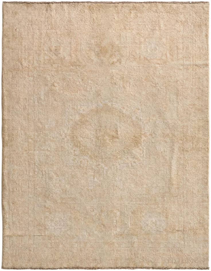 Detail image of 4' 2 x 6' 5 Hand Knotted Oushak Wool Rug