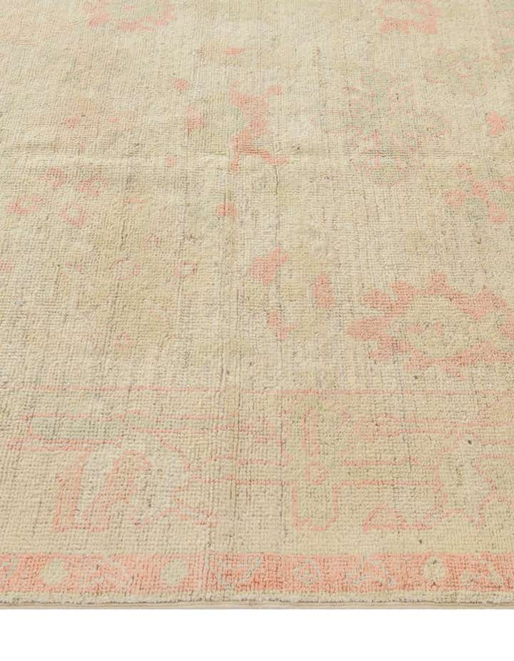 5' x 6' 9 Hand Knotted Oushak Wool Rug