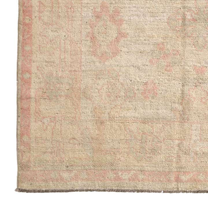 5' x 6' 9 Hand Knotted Oushak Wool Rug