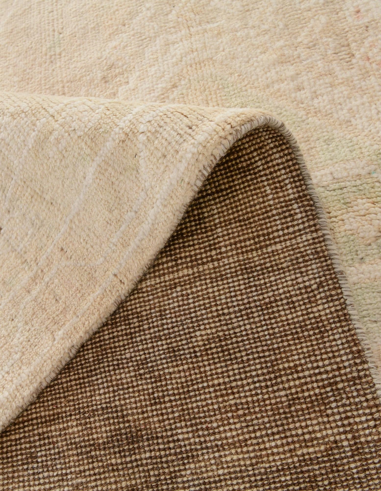 5' x 6' 7 Hand Knotted Oushak Wool Rug