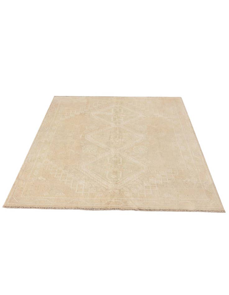 Detail image of 5' x 6' 7  Hand Knotted Oushak Wool Rug