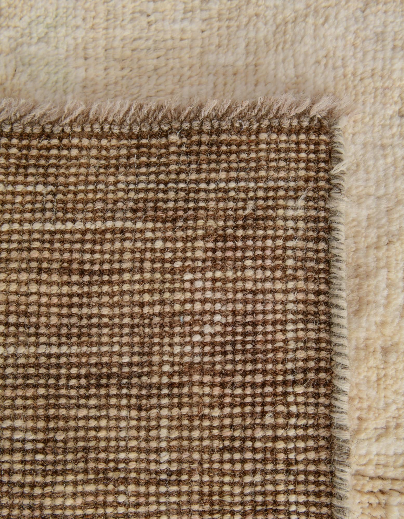 Detail image 11 of 14: 5' x 6' 7 Hand Knotted Oushak Wool Rug