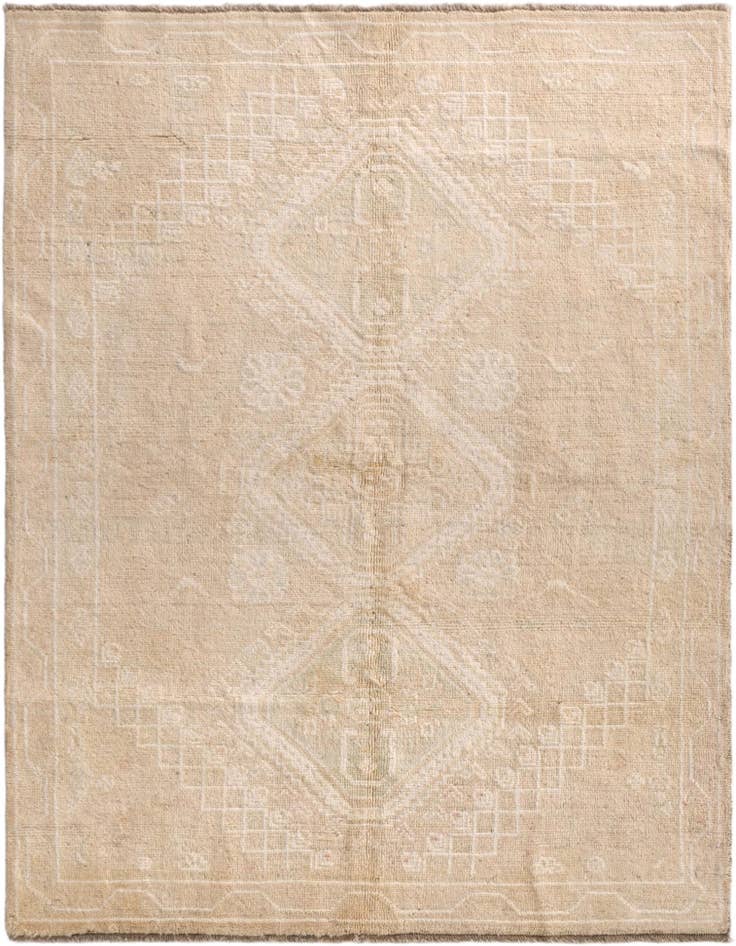 Detail image of 5' x 6' 7 Hand Knotted Oushak Wool Rug