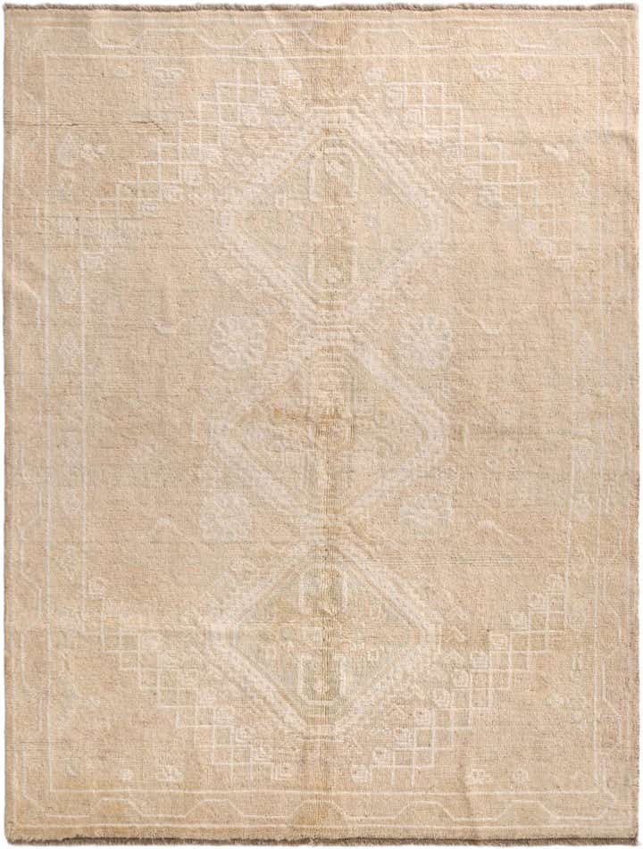 5' x 6' 7 Hand Knotted Oushak Wool Rug