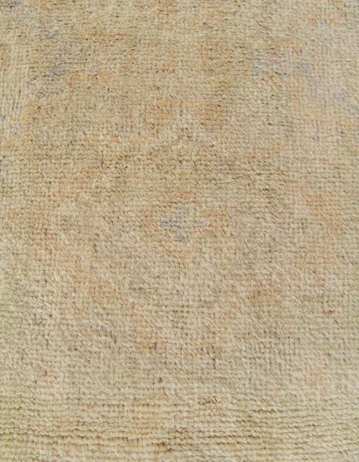 Detail image of 3' 2 x 5' 3 Hand Knotted Oushak Wool Rug