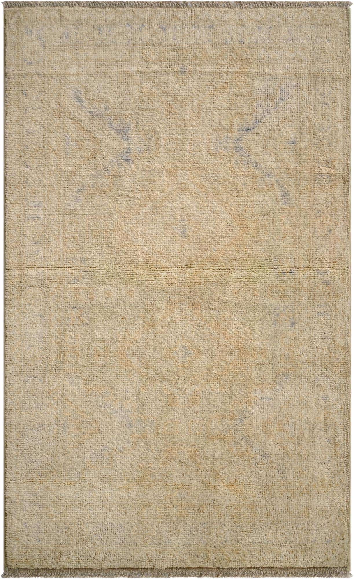 3' 2 x 5' 3 Hand Knotted Oushak Wool Rug