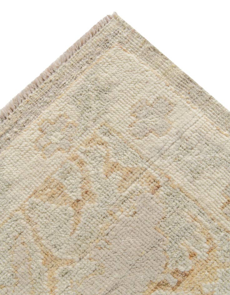 Detail image of 10' 2 x 14' 4  Hand Knotted Oushak Wool Rug