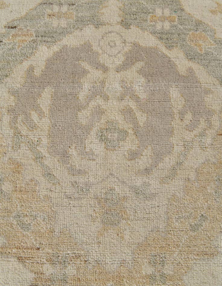 Detail image of 10' 2 x 14' 4  Hand Knotted Oushak Wool Rug