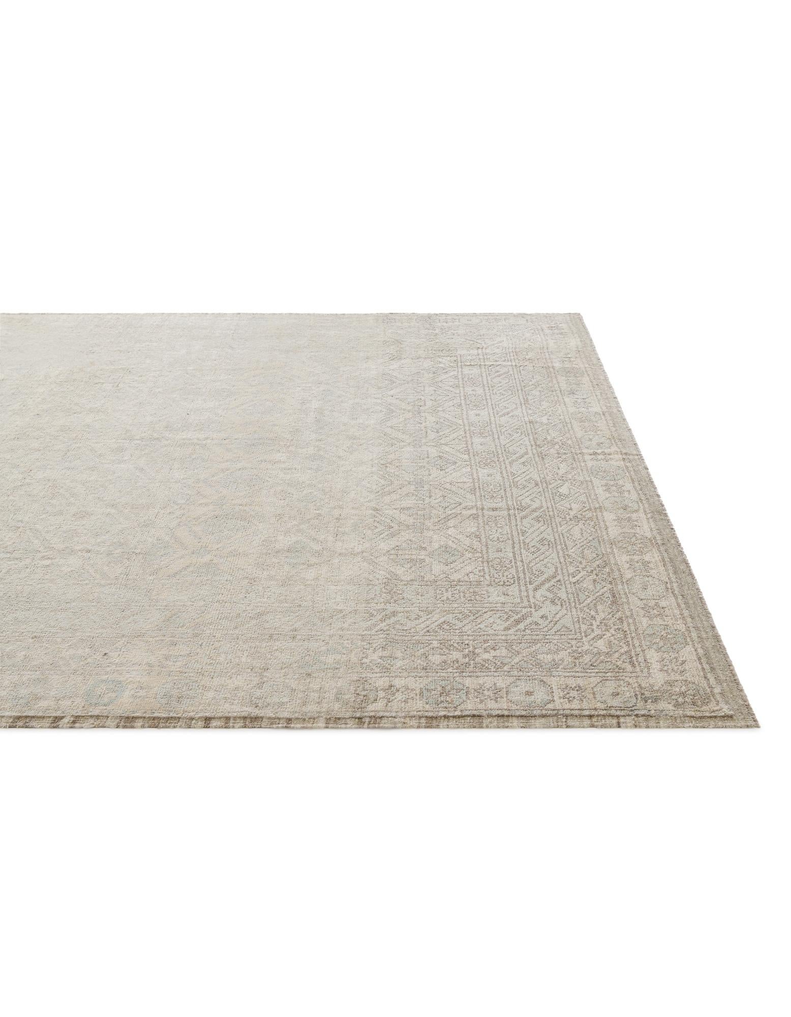 8' 3 x 10' Hand Knotted Oushak Wool Rug