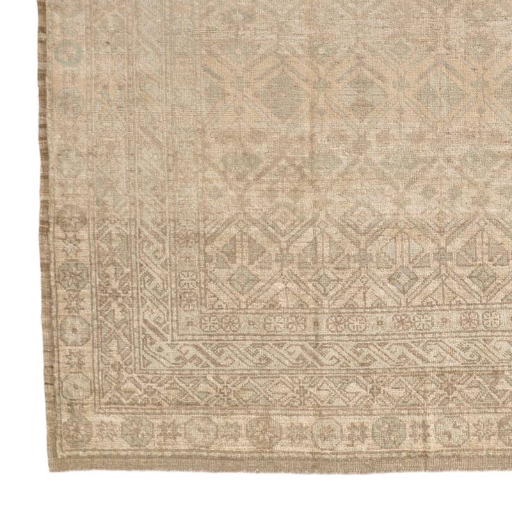 Detail image of 8' 3 x 10' Hand Knotted Oushak Wool Rug