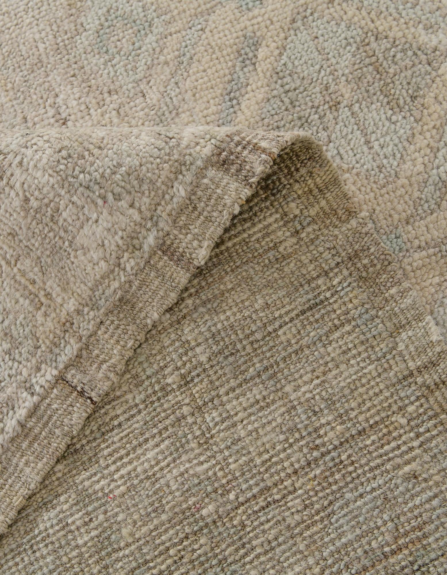 8' 3 x 10' Hand Knotted Oushak Wool Rug