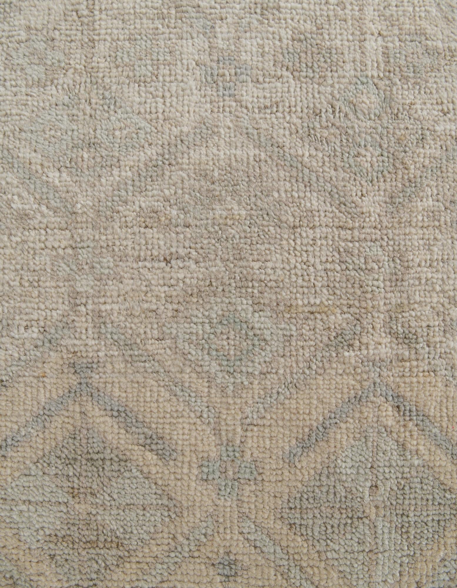 8' 3 x 10' Hand Knotted Oushak Wool Rug