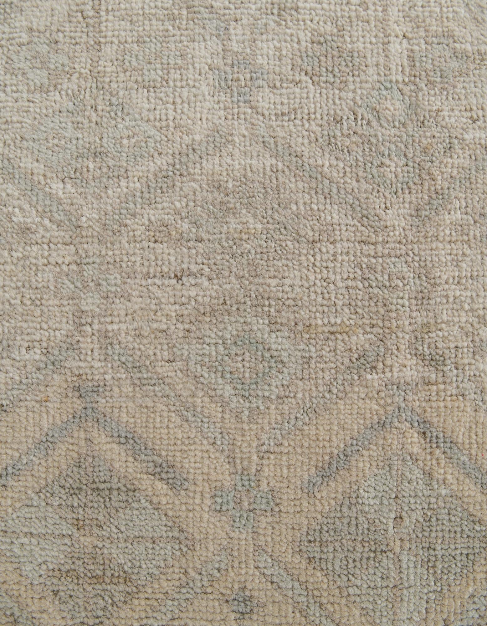 8' 3 x 10' Hand Knotted Oushak Wool Rug