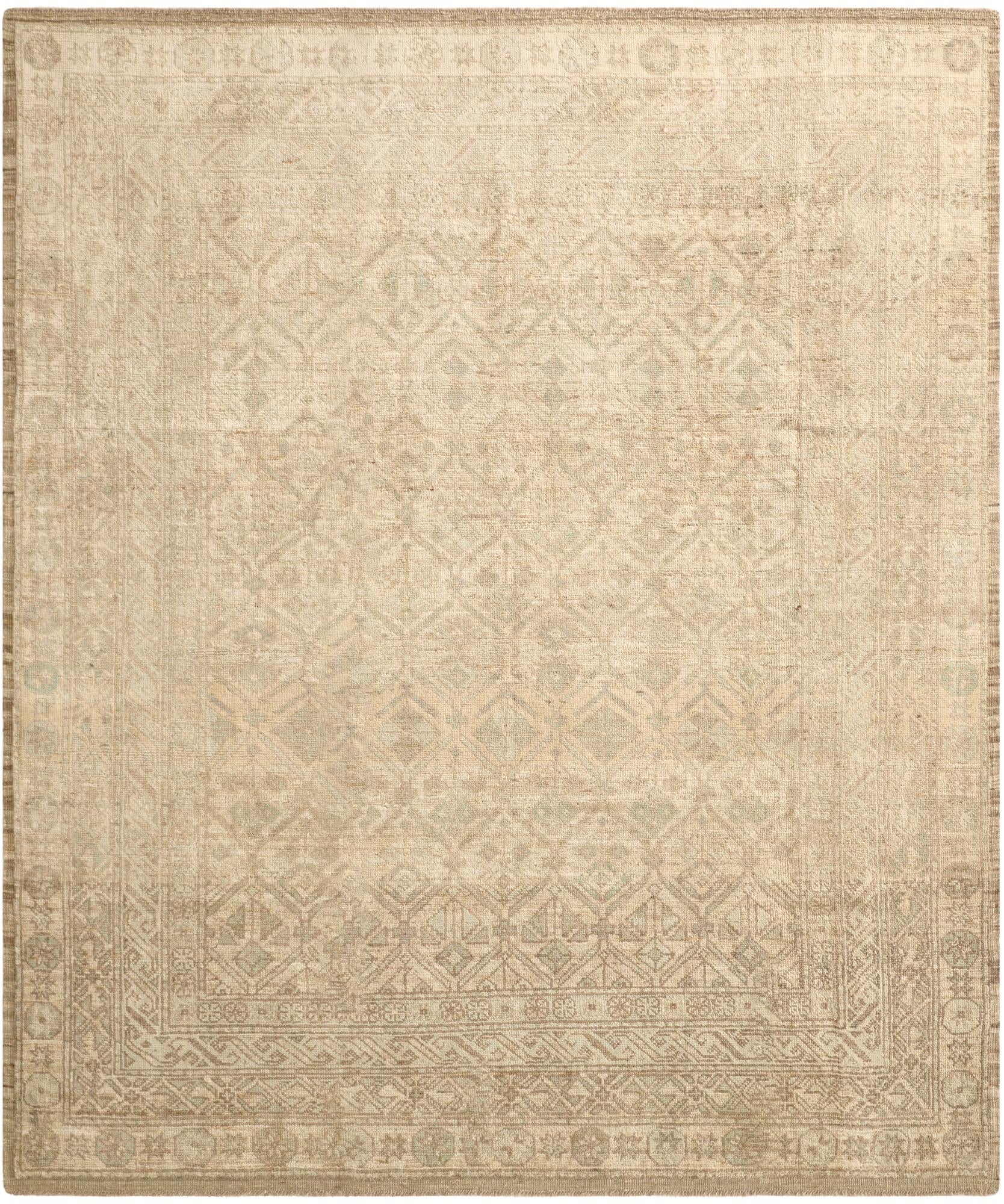 8' 3 x 10'  Hand Knotted Oushak Wool Rug